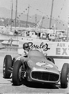 Mercedes-Benz Monoposto-Rennwagen, Monaco, 1954.